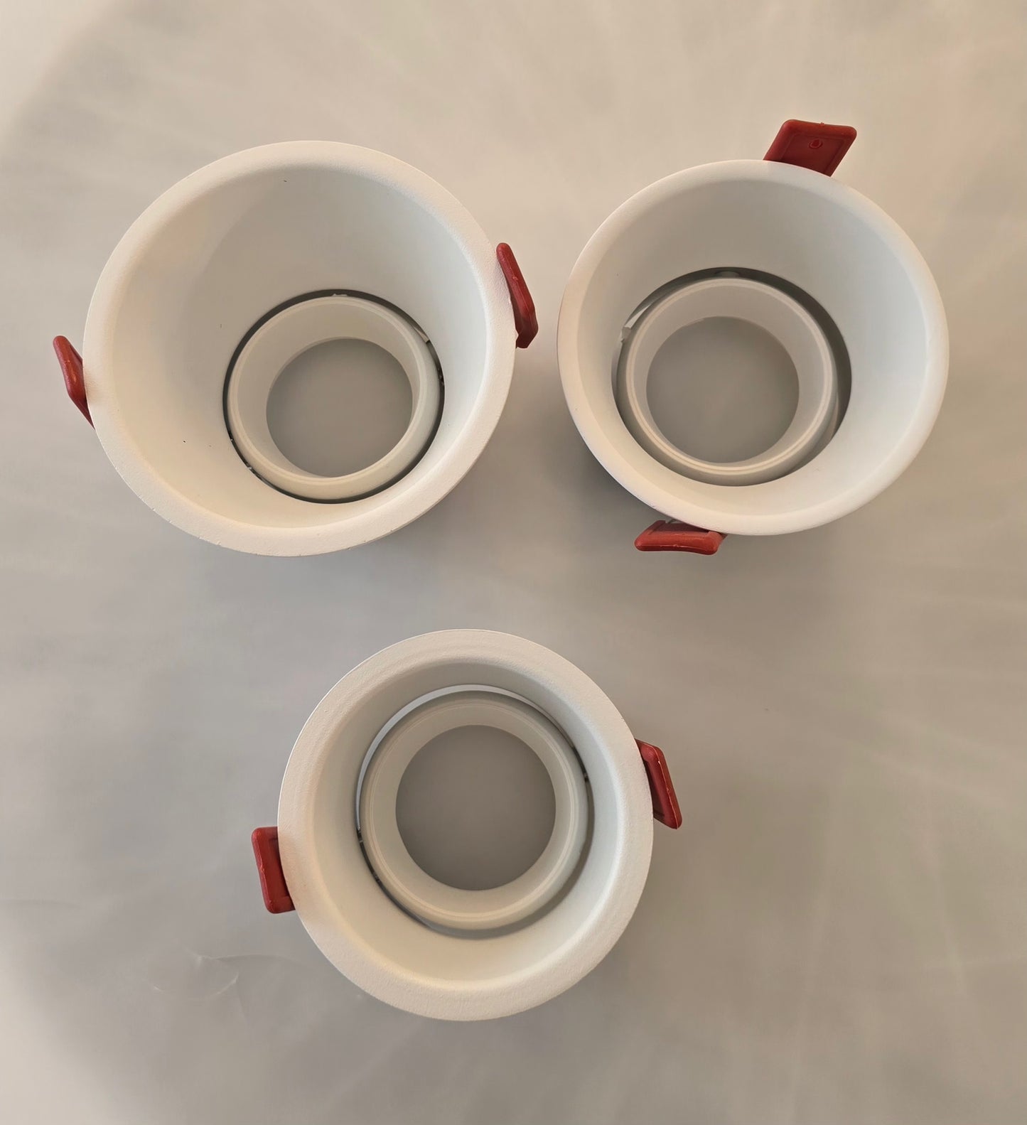 Support Orientable pour GU10 90mm /77mm / 65mm Blanc, RED LIGHT FOR HOUSE