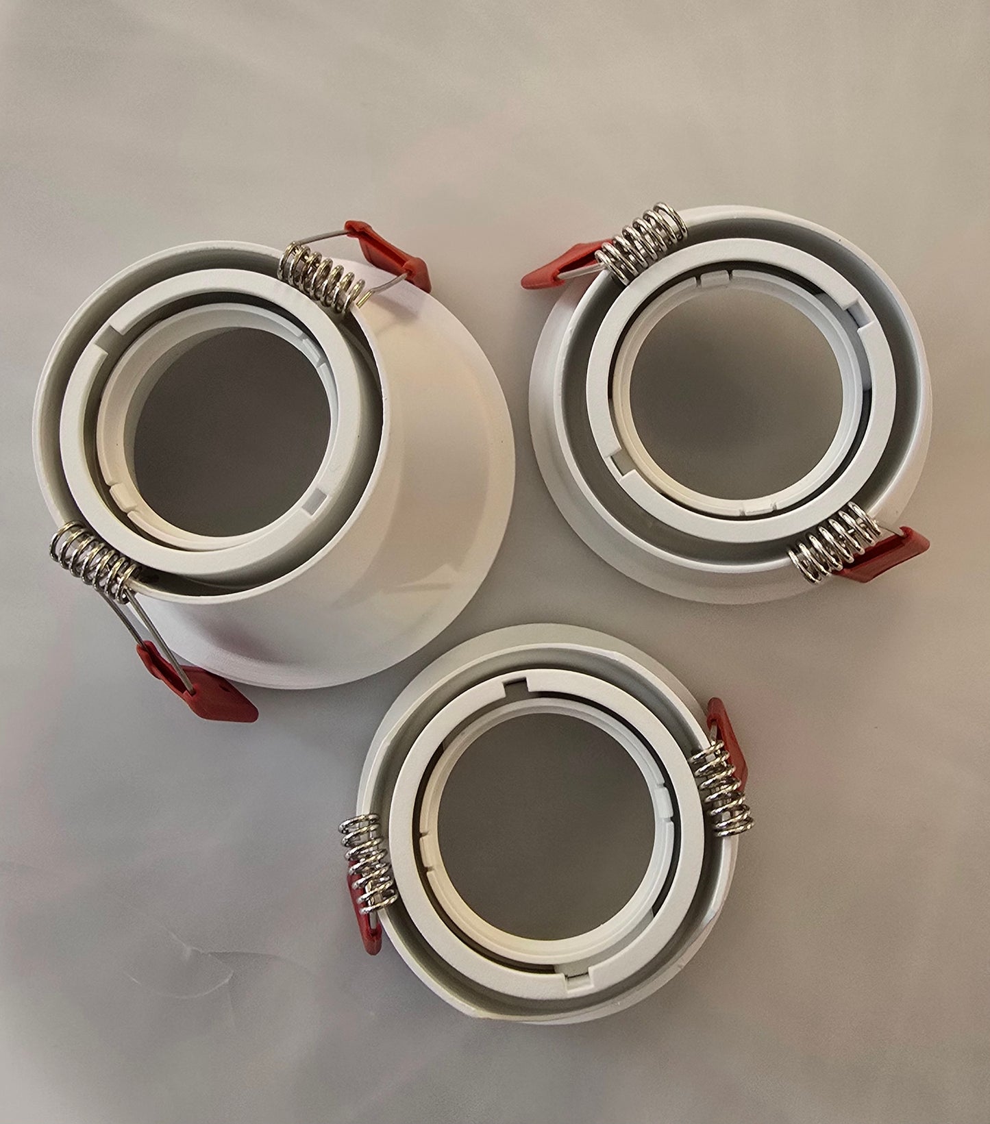 Support Orientable pour GU10 90mm /77mm / 65mm Blanc, RED LIGHT FOR HOUSE