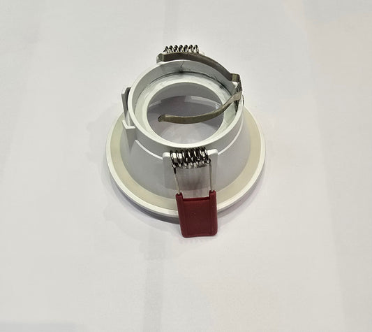 Support Fixe IP44 pour GU10 88mm Etanche Blanc, RED LIGHT FOR HOUSE