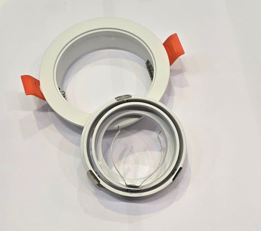Support Orientable Pour GU10 90MM Blanc RED LIGHT FOR HOUSE