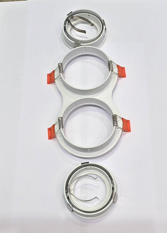 Support Orientable Double pour GU10 Blanc RED LIGHT FOR HOUSE