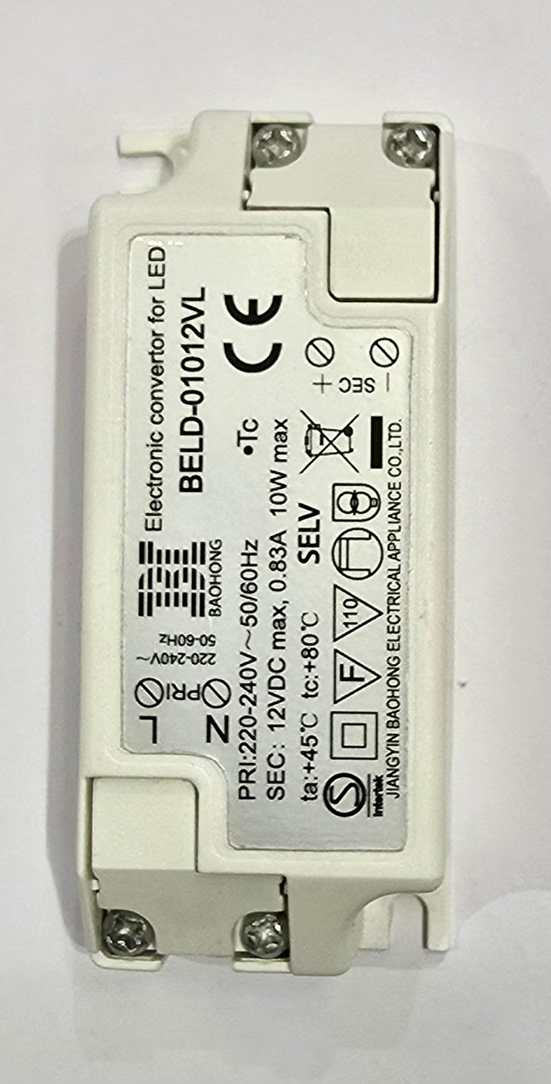 Driver LED BELD-07 12VL 5-7W - 12VDC - 220/240V