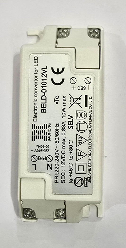 Driver LED BELD-07 12VL 5-7W - 12VDC - 220/240V