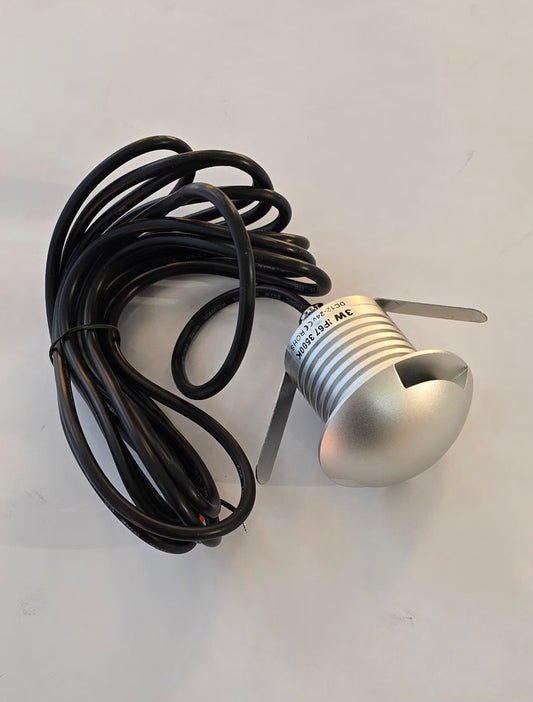 Mini Spot LED Balisage Sol 3W 12V-24V IP67 3500K