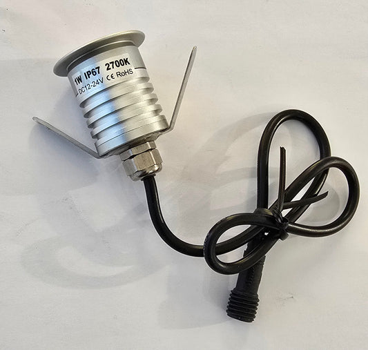 Mini Spot  LED 1W 12V-24V IP67 2700K