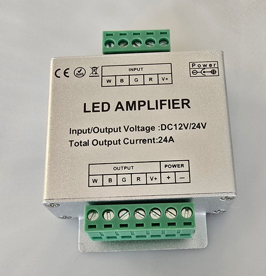 AMPLIFICATEUR RGBW DC 12/24V 24A