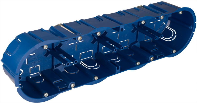 Boîte d'Encastrement 4 Postes 281 x 68 x 46 mm 5925 Solera