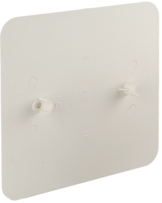 Couvercle avec pince en plastique 104 x 104 mm pour boîte 6635TCP SOLERA