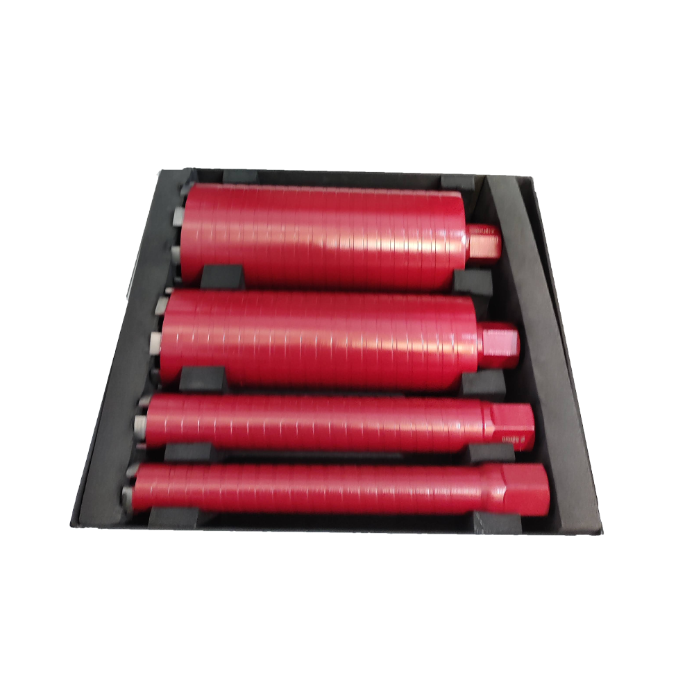 Kit de 4 Forets à Béton (Segment Core Bits) 42mm 52mm 102mm 127mm