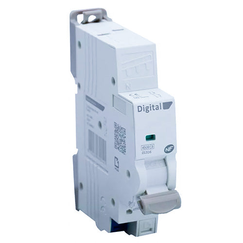 Disjoncteur 2A Ph/N C4,5 kA Embrochable DIGITAL ELECTRIC