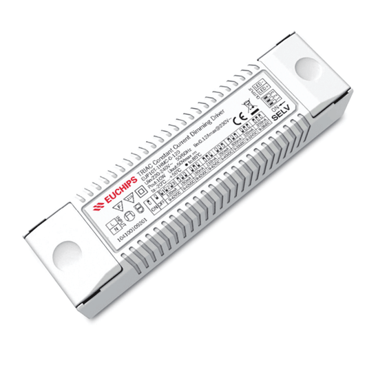 Driver Dimmable EUCHIPS 10W Coupure de Phase CC (EUP10T-1HMC-0-120)
