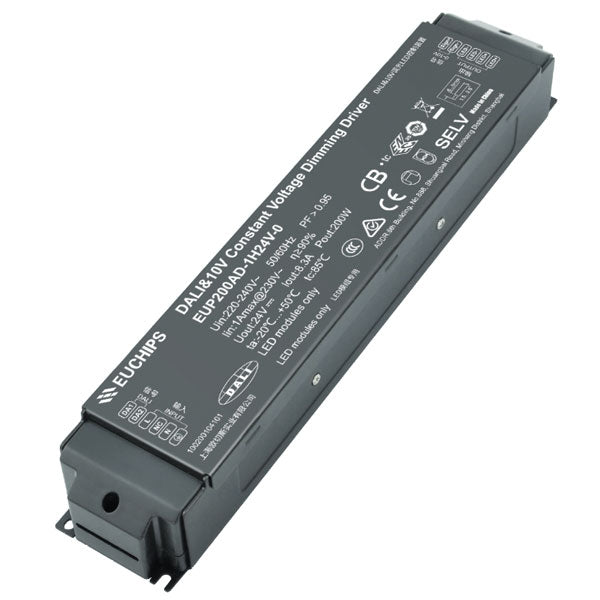 Driver Dimmable EUCHIPS 200W 24VDC DALI 0/1-10V (EUP200AD-1H24V-0)