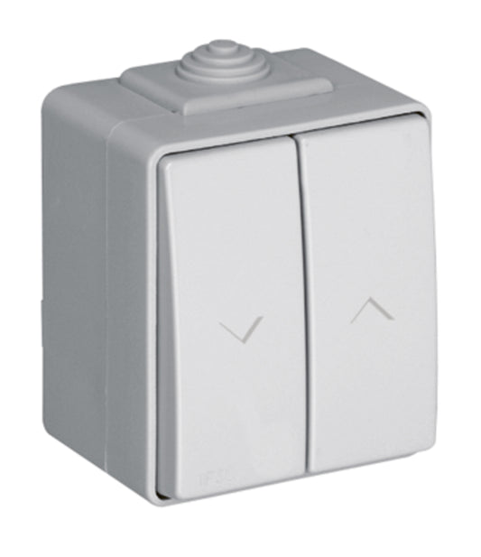 Bouton Poussoir pour Volet Roulant Gris 48281 CCZ EFAPEL