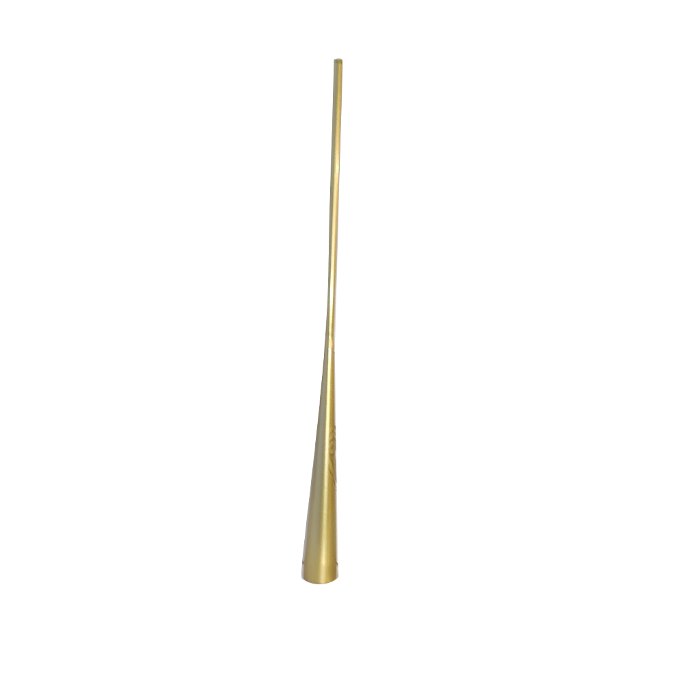 Luminaire Barre Flutes d'Or LED 40W DALI, Aluminium Matte Bronze/Or