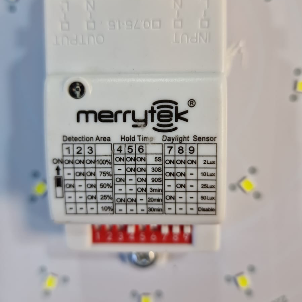 Plafonnier LED 15W à Détecteur de Mouvement