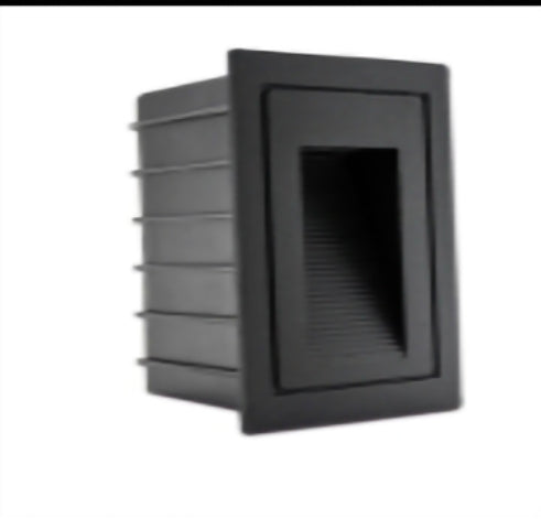 Spot Encastré Mur SANDY 2W 60*110 Blanc / Noir