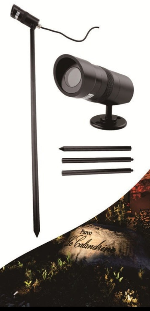 Mini Spot LED pour Jardin 3W 3500K DC12-24V IP67