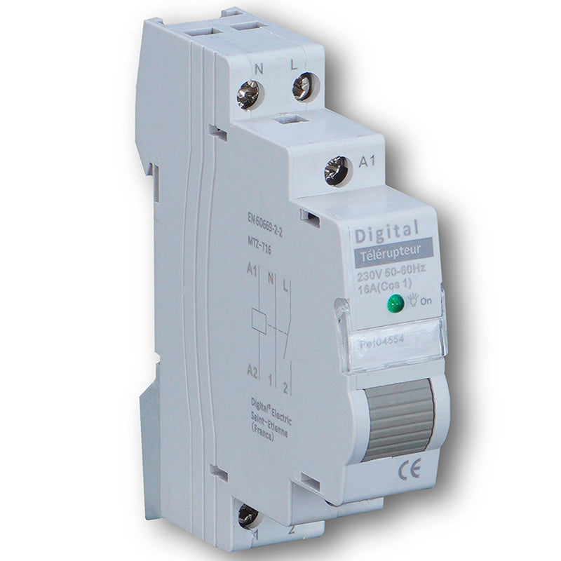Télérupteur Silencieux 1x16A 220V DIGITAL ELECTRIC