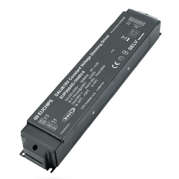 Driver Dimmable EUCHIPS 200W 48VDC DALI & 0/1-10V (EUP200AD-1H48V-0)