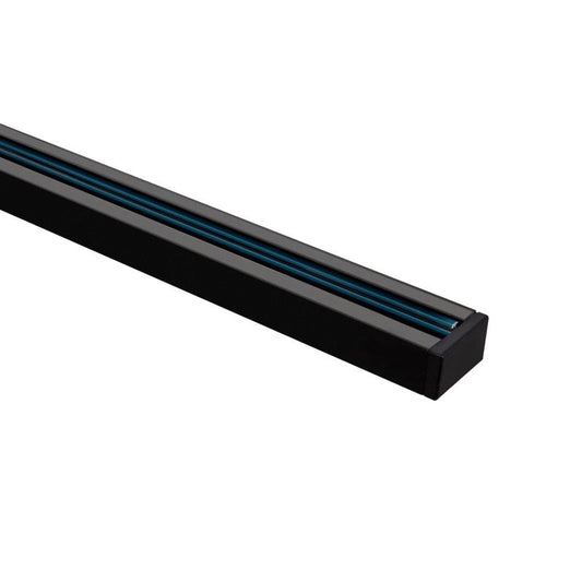 Rail Monophasé 2M pour Spots LED Blanc ou Noir
