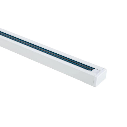 Rail Monophasé 2M pour Spots LED Blanc ou Noir