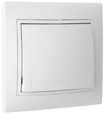 Interrupteur Blanc 10AX  ERP02U SOLERA