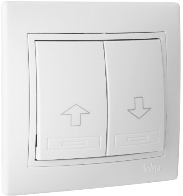 Bouton Poussoir Pour Volets Roulants Blanc 10X  ERP20U SOLERA