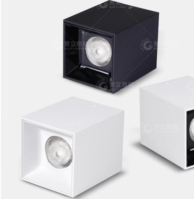 Spot Carré en Saillie 12W pour Plafond IP54 RED LIGHT FOR HOUSE