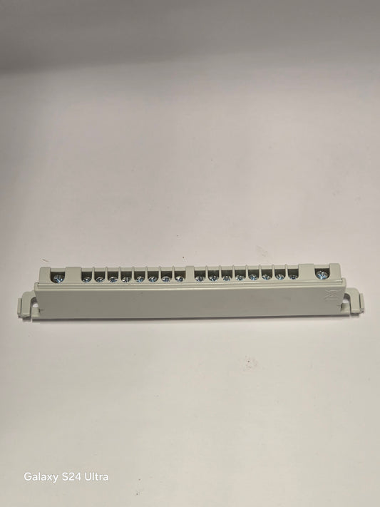 Barette de terre 14 Entrées pour coffret IP65 12/18 Mod