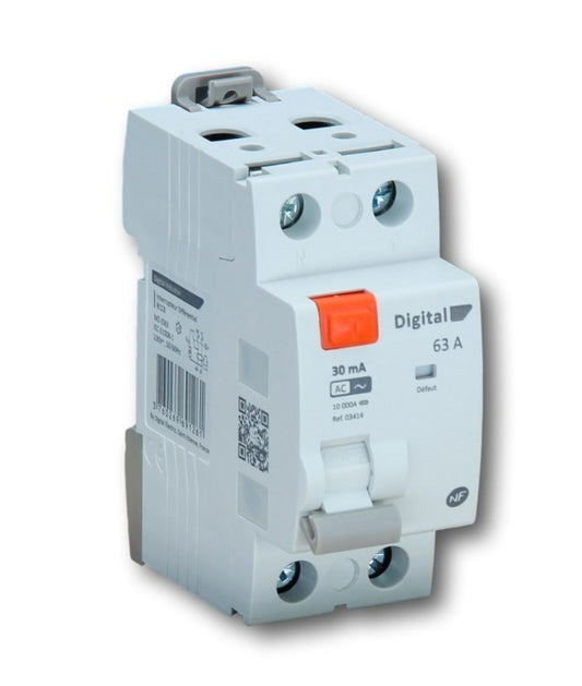 Interrupteur Différentiel 2x63A AC DIGITAL ELECTRIC