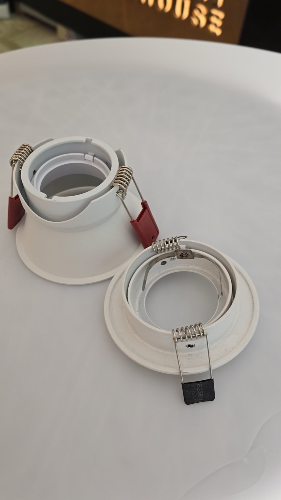Support Orientable pour GU10 90mm /77mm / 65mm Blanc, RED LIGHT FOR HOUSE