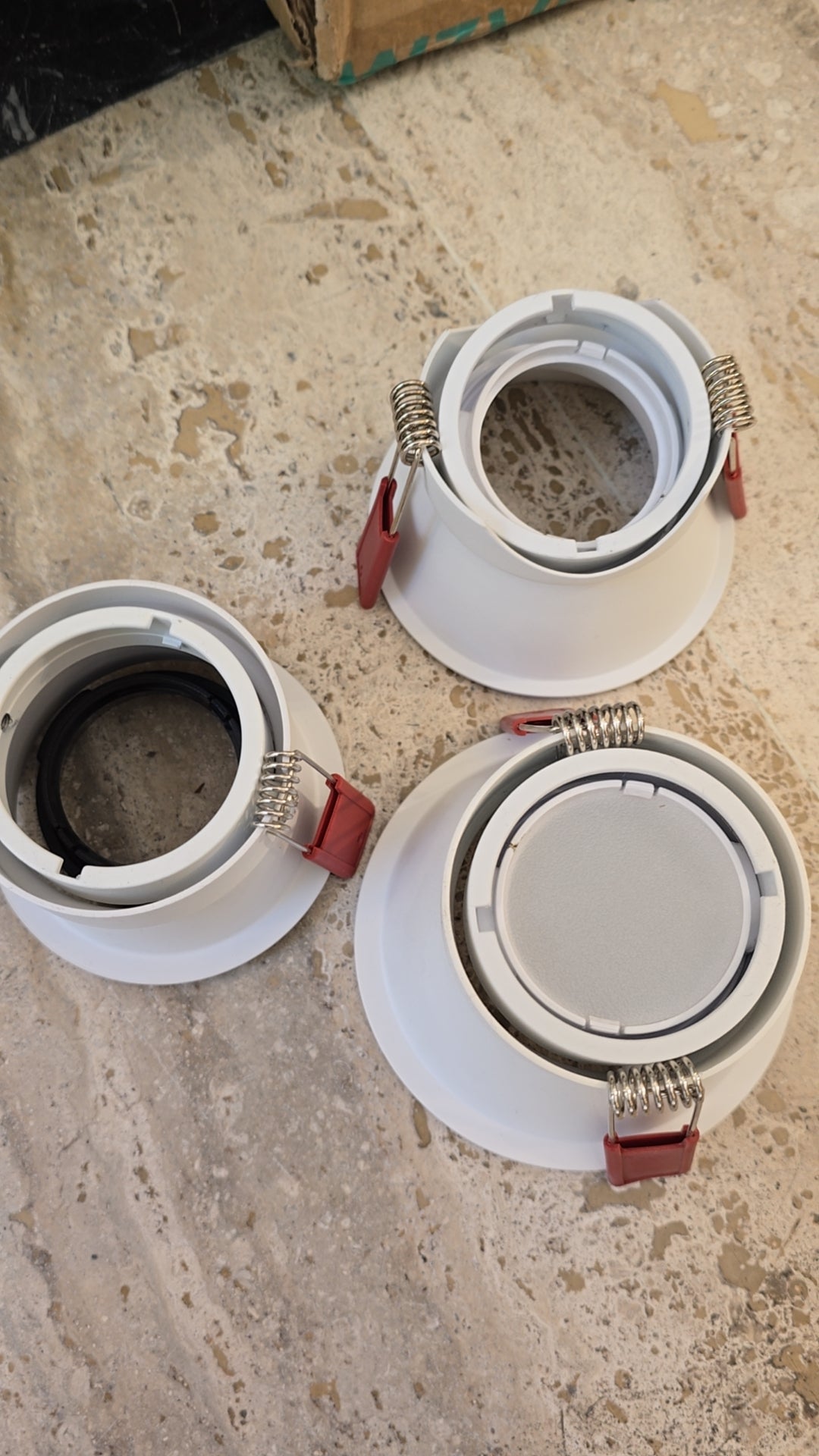 Support Orientable pour GU10 90mm /77mm / 65mm Blanc, RED LIGHT FOR HOUSE