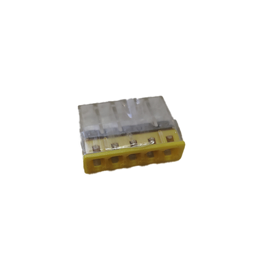 EU-415 Boîte de 100 connecteurs à 5 ports pour câbles rigides 0,5-2,5mm² 450V 4KV 24A HOORED