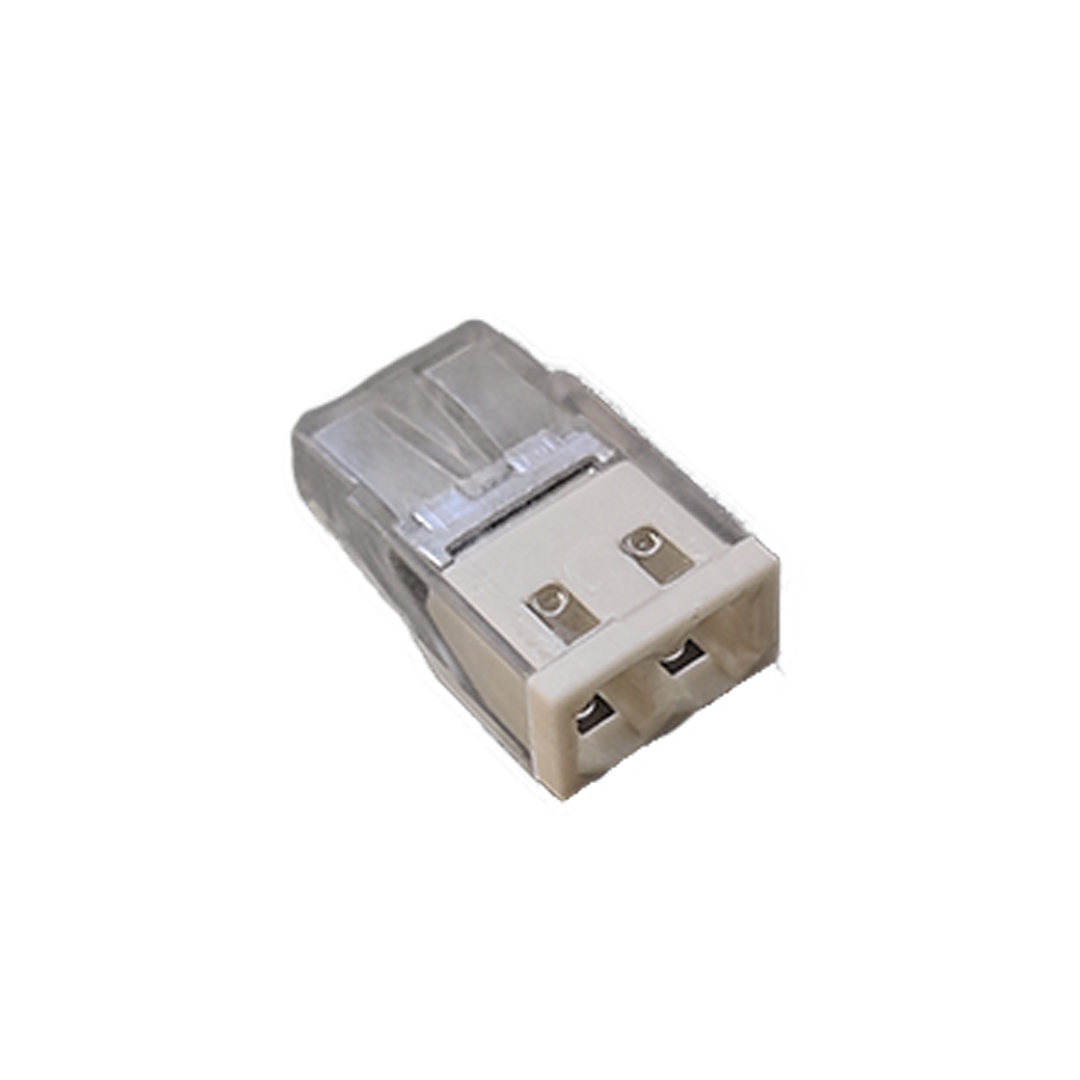 EU-412 Boîte de 200 connecteurs à 2 ports pour câbles rigides 0,5-2,5mm² 450V 4KV 24A HOORED