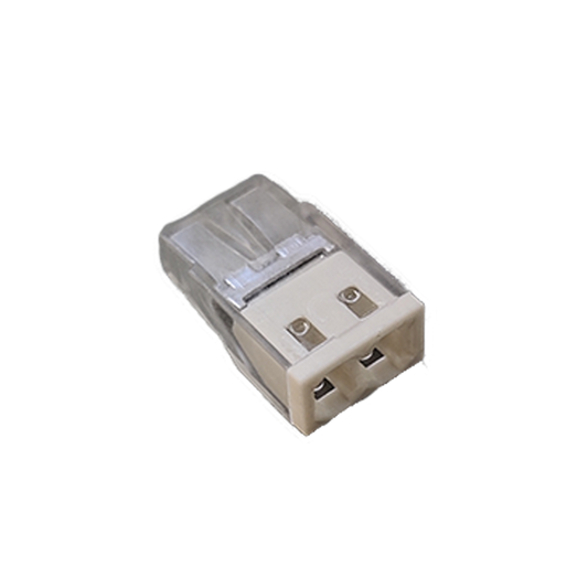 EU-412 Boîte de 200 connecteurs à 2 ports pour câbles rigides 0,5-2,5mm² 450V 4KV 24A HOORED