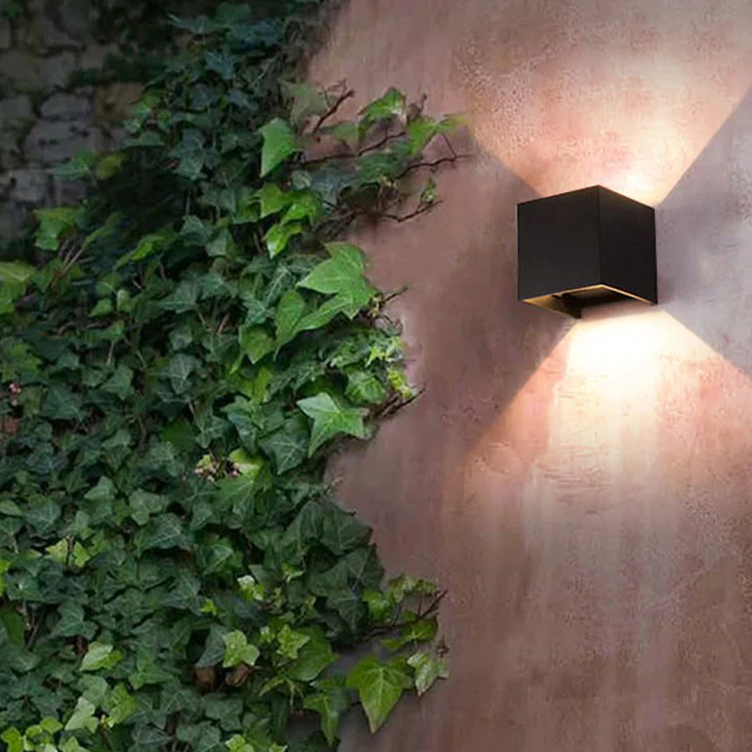 Applique extérieur GEMINI 6W 4000K RED LIGHT FOR HOUSE