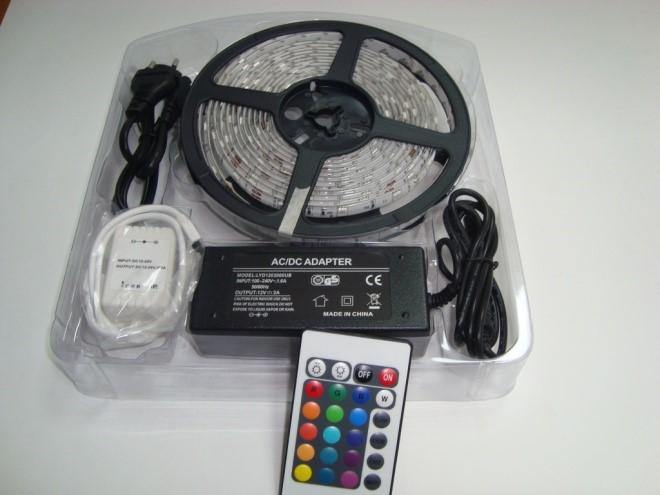 Kit Ruban Led RGBW complet 5m - Red Light
