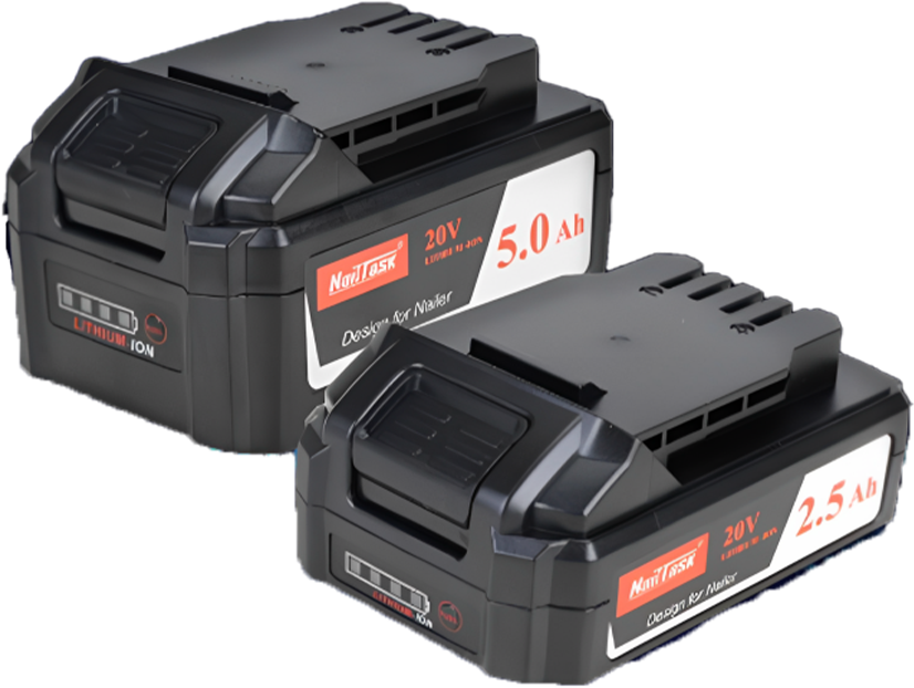 Cloueuse NailTask Électrique Pneumatique avec 2 Batteries Lithium