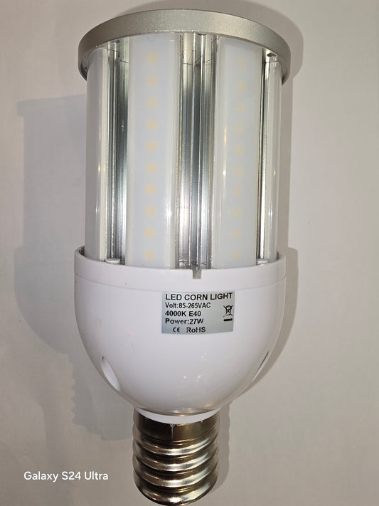 Ampoule LED Éclairage Publique Corn E40 27W IP65