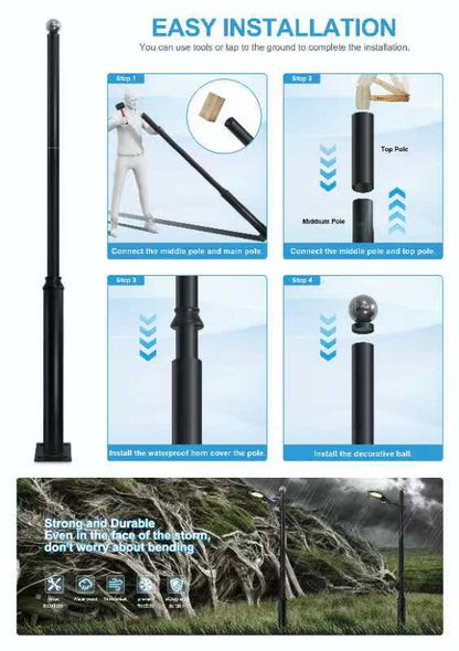 Mât pour Lampadaire 4m