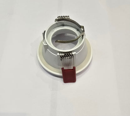 Support Fixe IP44 pour GU10 88mm Etanche Blanc, RED LIGHT FOR HOUSE