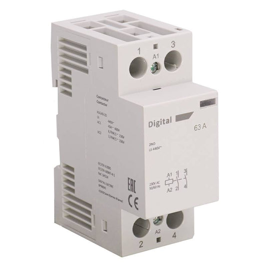 Contacteur 2x63A 220Vac 2NO DIGITAL ELECTRIC