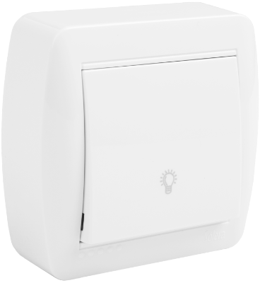 Bouton poussoir Saillie 10A Avec pictogramme 250V MUR04U SOLERA