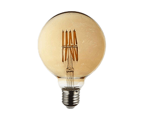 Ampoule Edison E27 6W Taille moyenne - Red Light