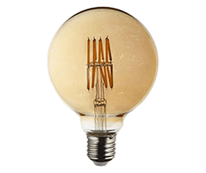 Ampoule Edison E27 4W Grand format - Red Light